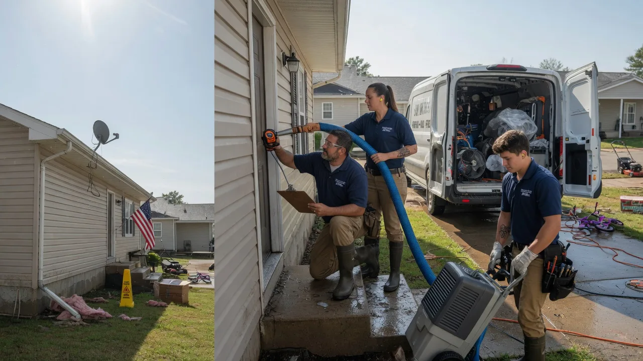 Ceiling Water Damage Restoration in Greentown, PA near me